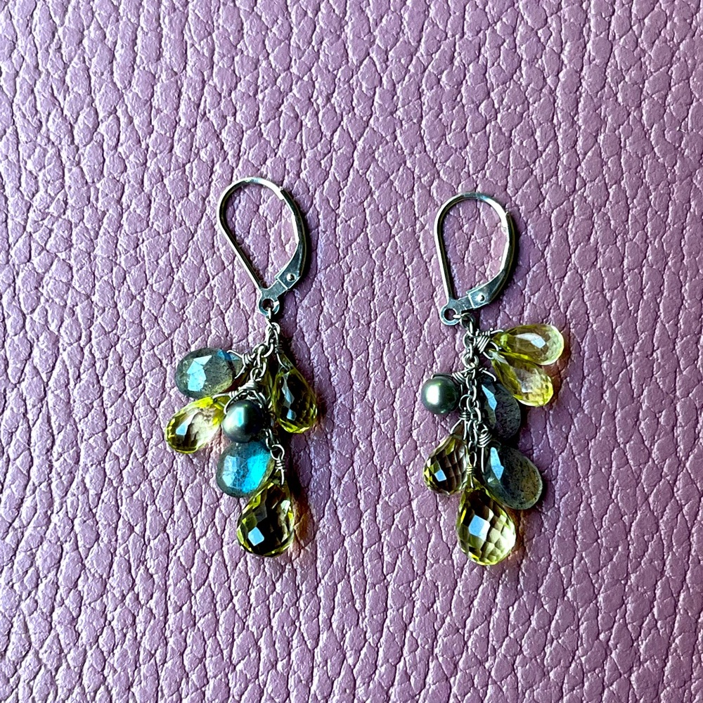 Artisan Beaded Dangle Earrings